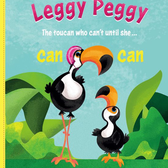 Leggy Peggy—The toucan who can’t, until she cancan